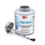 Rectorseal 31431 Pint Brush Top Tru-Blu Pipe Thread Sealant, Blue