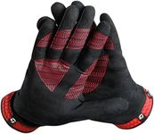 TaylorMade Rain Control Glove (Black/Red, Large), Black/Red(Large, Pair)