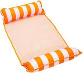 Aqua Leisure Monterey Hammock Pool Float, One Size, Orange