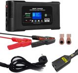 Golf Cart Battery Charger 36V 18A / 48V 13A for Lithium, LifePO4, Lead Acid AGM/Gel/EFB MF Liquid Rich Battery VRL SLA EZ-GO/RXV/Round Plug with OBC Cable (TXT D Style Plug)