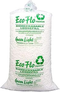 2 Large Bags (30 CUBIC FEET) Of Ecoflo Biodegradable Packing Peanuts - Protective Postal Mailing Packaging Packing Void Loose Fill Filler Filling Supplies