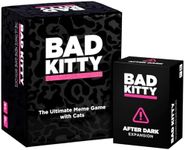 Bad Kitty Party Game + After Dark Expansion Set - The Ultimate Meme Game with Cats - The Cats Against Humans Card Game for Friends, Family, Fun Parties and Board Games Night with Your Group