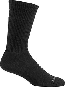 Darn Tough Travel Dress Crew Light Cushion Sock - Men's Black 2X-Large