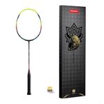 Kawasaki Professional Badminton Racket 35lbs High Tension 5U Ultra-Light 40T High Modulus Graphite Attack Type Lightweight Racket NEZHA 35(Green)