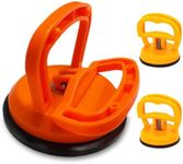 Tricess Dent Puller, Car Dent Puller Suction Cup (2 Small + 1 Large), Car Body Paintless Dent Removal Repair Tool, Suction Cup Handler Lifter for Moving Mirror, Glass and Tiles, Orange