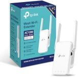 TP-Link AC1200 Mesh Wi-Fi Range Extender, Dual band Broadband/Wi-Fi Extender, Wi-Fi Booster/Hotspot with 1 Ethernet Port, Plug and Play, Smart signal indicator, Build-in AP mode, UK Plug, White(RE315)