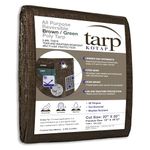 Kotap 20-ft x 20-ft Reversible Brown/Green Poly Tarp, Item: TBG-2020