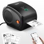 SEZNIK Shakti Shipping Label Printer | 4×6 Label & Adjustable Label Size Print | Bluetooth, USB Connect| Inkless Thermal | Print from Mobile, Laptop| Does Not Support Seller Flex | 1Year Warranty
