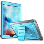 SUPCASE Unicorn Beetle Pro Series Case Designed for iPad 9.7 2018/2017, with Built-in Screen Protector & Dual Layer Full Body Rugged Protective Case for iPad 9.7 5th / 6th Generation (Blue)