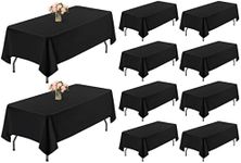 10 Pack Table Cloth Black Tableclot