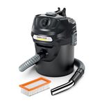 Kärcher 1.629-715.0, AD 2 Ash Vacuum, Black, 14 L Container, 600 W, 14 liters