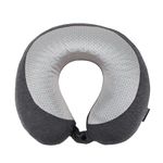 Travelon Cooling Gel Neck Pillow, Charcoal, 13 x 12 x 4, Cooling Gel Neck Pillow