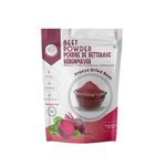 FzyEzy Healthy Premium Freeze-dried Beet Vegetable Powder | Natural Nitric Oxide Booster | Natural, Non-GMO, Gluten-Free, Vegan | Supports Energy, Endurance, and Health | Pantry Groceries Perfect for Camping & Travelling | Ready to Mix Powder in Your Favorite Recipes (Beets Powder | 227g)