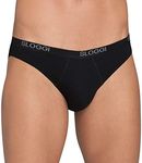 Sloggi Men's Basic Mini Briefs, BLA