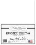 Cardstock Warehouse Foundations 100% Recycled White - 8.5 x 11" - 80 Lb. / 215 Gsm 100% Recycled Premium Cardstock Paper - 25 Sheets