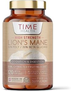 Lions Mane High Strength Extract - 50% Polysaccharides / 30% Beta 1,3/1,6 D Glucan - No Fillers, Binders or Flow Agents - 3rd Party Tested - UK Made (120 Capsule Pouch)