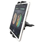 woleyi CD Slot Tablet Car Mount, CD Player iPad Mount Holder, Adjustable Tablet Mount for Car, Compatible with iPad Pro 12.9 Air Mini, Galaxy Tabs, Surface Pro/Go, 5.5"-13" iPhone, Tablets and Devices