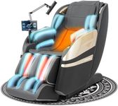 KTENTITO Massage Chair Full Body, Zero Gravity Massage Chairs SL Track Shiatsu Recliner with Waist & Calf Heating, LED Backlit Touch Screen, Voice Control, Phone Controller and Holder, Black