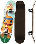 Yocaher Punked Complete Skateboards 7.75 or Mini Cruiser or Micro Cruiser Shapes - Pika and Chimp Series (Complete-02-7.75 Charm)