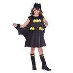 amscan 9906067 - Kids Official Warner Bros. DC Comics Classic Batgirl Fancy Dress Costume Age: 6-8 Yrs