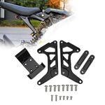 JFG RACING Motorcycle Seat Extenders Subframe Riser,Body Seat Suspension Lift Kit for Sur Ron Light Bee X S/X/L1 Segway X160 X260-Black