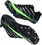 GEXECEUSS Track and Field Spike Shoes Breathable Lightweight Running Training Sneakers Anti-Slip Track Race Athletics Shoes(Boys, Girls,Womens, Mens), 2218black, 8.5