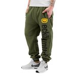 Ecko Unltd. Men Sweat Pants 2Face Olive M