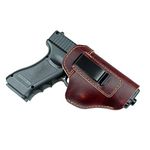 Gexgune Hunting Holster Leather Gun Holster for G1ock 17 19 21 23 26 Beretta 92 Sig Sauer P226 SP2022 Tactical Concealed IWB (Brown)