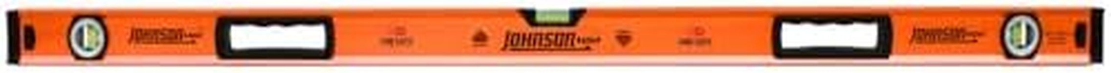 Johnson Level & Tool 1721-4800 Magnetic Aluminum Box Level, 48", Orange, 1 Level