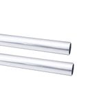 Tynulox 1/2"(12.5mm) OD 6061 Aluminum Tubing (10" Length × 0.08" Wall Thickness × 2Pcs) Aluminum Round Tube, Seamless Metal Aluminum Straight Pipe for DIY Craft, Machinery, Industry,Decoration