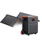 Jackery HomePower 3600 Plus Portable Power Station with 340WX Solar Panels, 3600W AC Output, 3584Wh LFP Solar Generator, Expandable up to 21kWh, Essential Home Backup for Home Use, Emergencies, RV