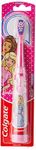 Colgate Kids Extra Soft Bristles Barbie Battery Powered Toothbrush With Tongue Cleaner 1 Pc. (Pink), semi automatic