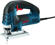 BOSCH JS470E Corded Top-Handle Jig Saw - 120V Low-Vibration, 7.0-Amp Variable Speed for Smooth Cutting Up to 5-7/8" Inch on Wood, 3/8" Inch on Steel for Countertops