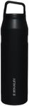 STANLEY IceFlow Cap and Carry Water Bottle 36 oz | Wide Mouth Twist Lid | Lightweight and Leakproof for Travel and Sports | Insulated Stainless Steel | BPA-Free | Black Glimmer