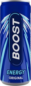 Boost Energy Drink, 24 x 250ml Cans – Original Flavour
