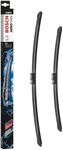 Bosch Windscreen Wipers Aerotwin A937S, 1 Set of 2 Front Blades, RHD 600/475mm, Comes with Pre-assembled adapter