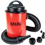 Excel Dust Collector – 1200W 50L, Industrial Vacuum Cleaner – Dust Extractor Workshop Vacuum Cleaner – Saw Dust Collector – Powerful Suction with 2m Hose - High Filtration to 0.5 Microns