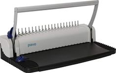 PAVO Smartmaster 2 Binding Machine Kit Includes 25x Covers and Combs - Silver/Black