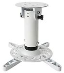 TECHLY ICA PM 200WH Ceiling White Short Throw Projector Mount – Brackets (Ceiling, 0 – 30 °)