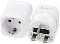 kwmobile 2x EU to UK Plug Adapters 