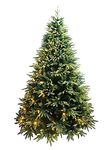 The Spring Spirits Fir Christmas Tree with Real Feel PE Tips (7ft Prelit)