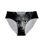 Allcute Black Cat Breathable Underwear Flirty Panty Hipster for Bachelor Party Gift