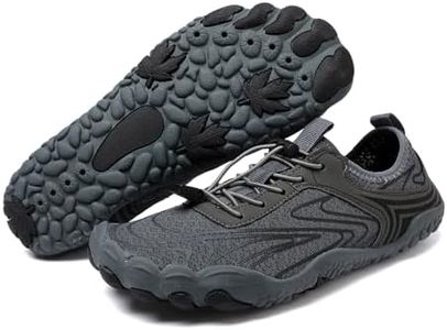 FANMMING Water Shoes Beach Shoes Women Men Footwear（13 Women/12 Men Grey