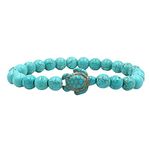 NA Turquoise Bracelet Turtle Bracelet Wish Bracelet Friendship Bracelet for Women Men