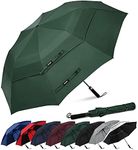 G4Free 62 Inch Windproof Golf Umbrella Large Folding Umbrella Automatic Open Double Vented Canopy Portable Rain Sun Protection Umbrella