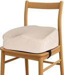 Babelio Ergo-Designed Booster Seat for Kitchen Chair, Promote Proper Upright Posture, Toddler Booster Seat for Dining Table, Suitable for 18 Months to 5 Years, Stain-Resistant Faux Leather, Beige