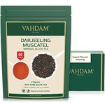 VAHDAM, FRESH HARVEST- Imperial Darjeeling Tea Loose Leaf (50 Cups, 100g/3.53oz) LIMITED EDITION MUSCATEL FLAVOUR - High Grown In Select Tea Estates | Pure Unblended