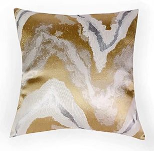 Kosmyu Set of 2 Abstract Design Pillowcase Cushion Cover Luxury Modern Decorative Throw Pillow Cover for Home Decor, High Grade Polyester and Cotton Blend 45cm * 45cm