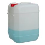 Consolidated Plastics 5 Gallon Stackable Carboy with Leakproof Cap and Handle, HDPE Food Grade, BPA Free, Made in USA (Natural)