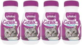 Cat Milk Treat 200ml Pack of 4 Kitten Pet Food Age 6weeks+ Calcium for Strong Bones Teeth Care Vitamins Minerals with Welari Thank You Card | (4pack) (800ml)